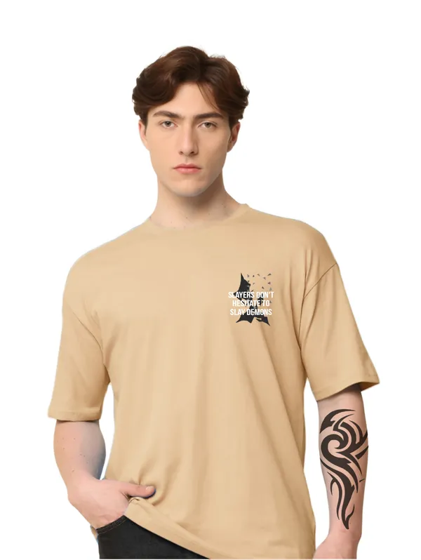 Beige_Premium_Cotton_Oversized_Tshirt_For_Men