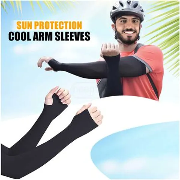Black_Pack_Of_2_Arm_Sleeves_For_Men_&_Women_Uv_&_Sun_Protection