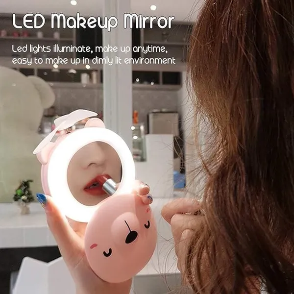 Multicolour_Mini_Carton_Make_Up_Mirror_With_Led_Lights_Usb_Led_Cosmetic_Mirror_Fan