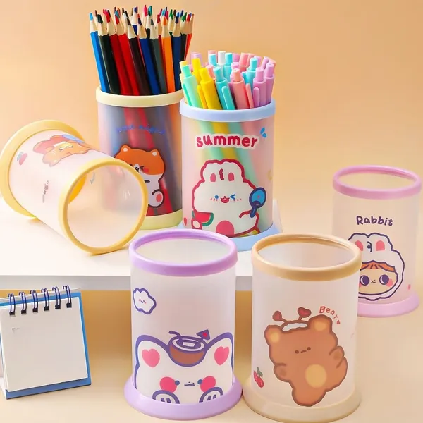 Multicolor_Cute_Cartoon_Pen_Holder_Set,_Pack_Of_2