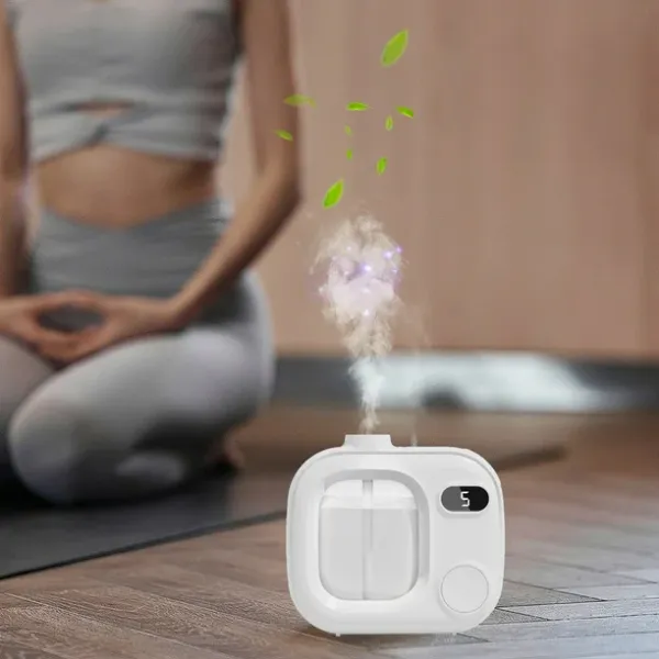 White_Waterless_Essential_Oil_Diffuser_Mini_Led_Wireless_Smart_Aroma_360
