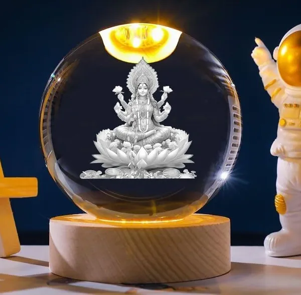 Worm_White__3D_Crystal_Ball_Night_Lamp_Set_of_2_–_Laxmi_&_Ganesh_Ji_With_Wooden_Bases