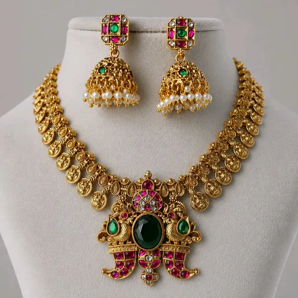 Mayura_Ratna_Temple_Necklace