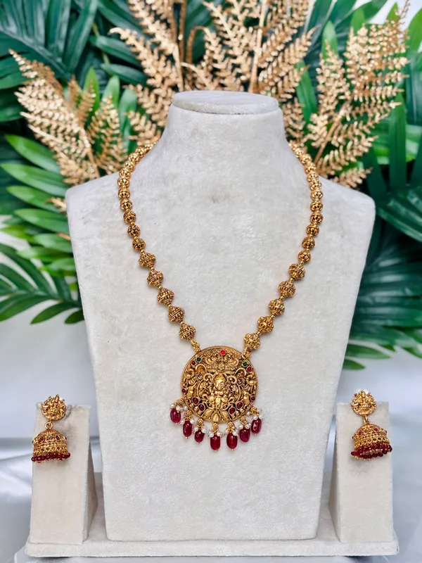 Antique_Lakshmi_Coin_Temple_Necklace_Set