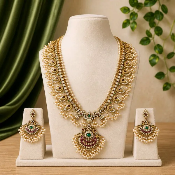 Gold_Chandrika_Haram_Necklace_For_Women