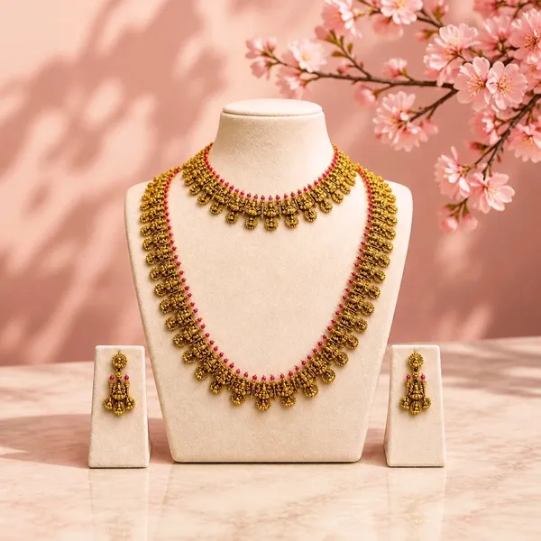 Lakshmi_coin_red_Bridal_Set_LH_027