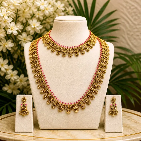Lakshmi_coin_red_Bridal_Set_LH_027