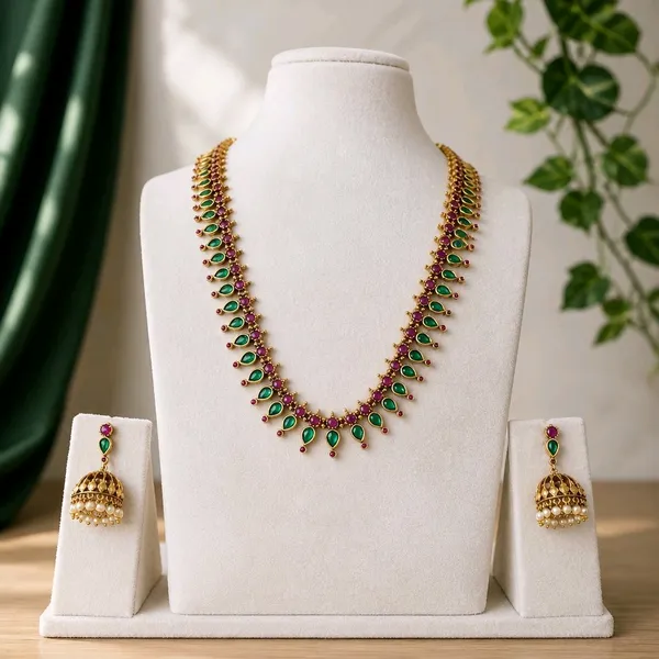 Multicolor_Mayur_Leela_Haram_Necklace_For_Women