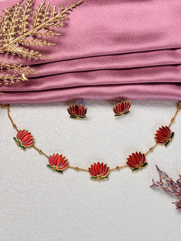 Padmika_Lotus_Bloom_Necklace_Set