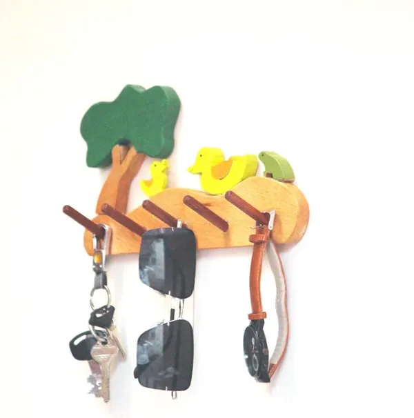 Wild_Pool_Decorative_Wooden_Key_Hanger_for_Wall,_Key_Chain_Holder,_Hanging_Holder_for_Home,_Office_&_Kitchen_Decor,_Stylish_Wooden_Stand,_Wall_Mounted_Holder_(5_Hooks)