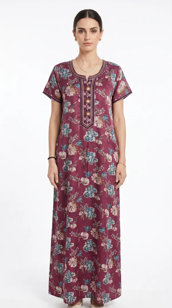 Evolove_Printed_Nighty_Maxi_for_Women_|_Alpine_Fabric_with_Side_Pocket_and_Neckline_Embroidery_|_Short_Sleeves_Full_Length_Night_Wear_Gown