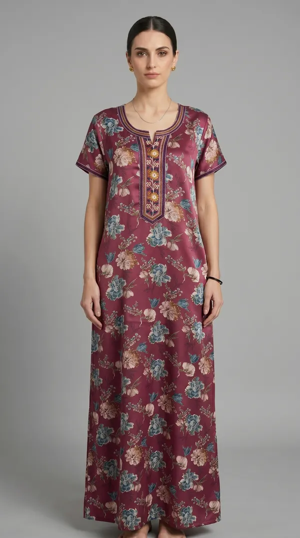 Evolove_Printed_Nighty_Maxi_for_Women_|_Alpine_Fabric_with_Side_Pocket_and_Neckline_Embroidery_|_Short_Sleeves_Full_Length_Night_Wear_Gown