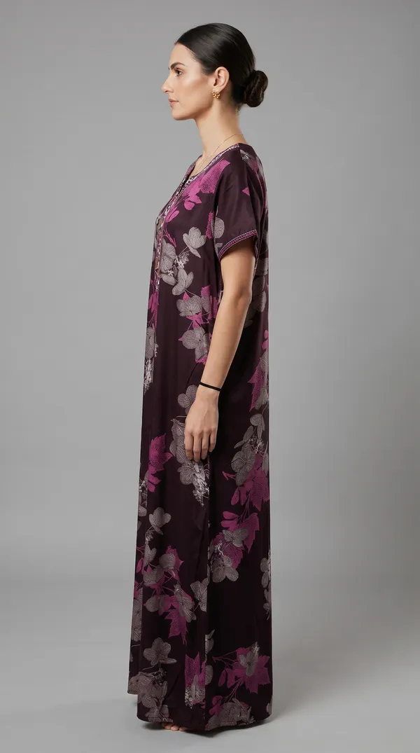 Evolove_Printed_Nighty_Maxi_for_Women_|_Alpine_Fabric_with_Side_Pocket_and_Neckline_Embroidery_|_Short_Sleeves_Full_Length_Night_Wear_Gown