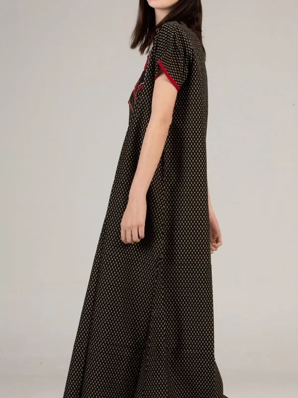 Evolove_Cotton_Maxi_Nighty_for_Women_with_Side_Pocket_|_Floral_Print_Short_Sleeves_Full_Length_Night_Wear_Gown