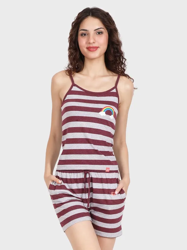 Evolove_Women's_Cotton_Slip_&_Short_Set_Sleevesless_Round_Neck_Night_Suit_Set_Super_Soft_Comfortable_(Slip-NS)