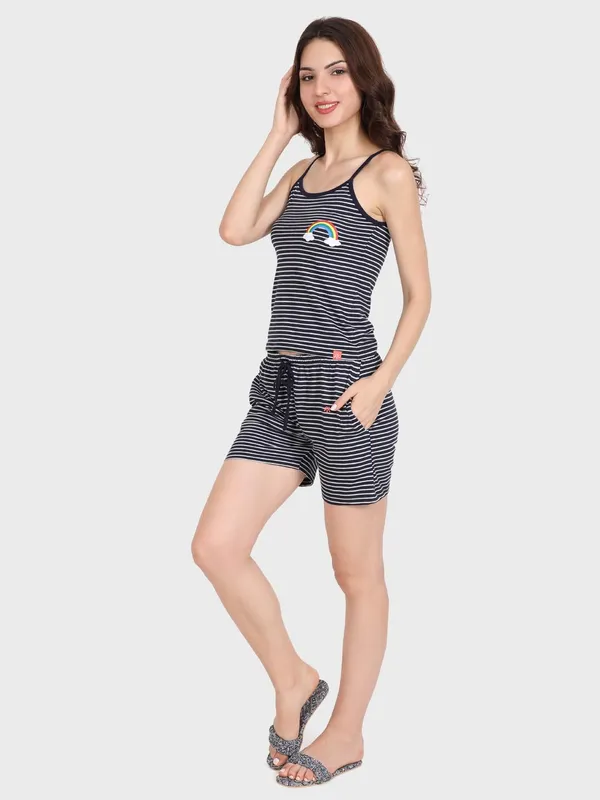 Evolove_Women's_Cotton_Slip_&_Short_Set_Sleevesless_Round_Neck_Night_Suit_Set_Super_Soft_Comfortable_(Slip-NS)