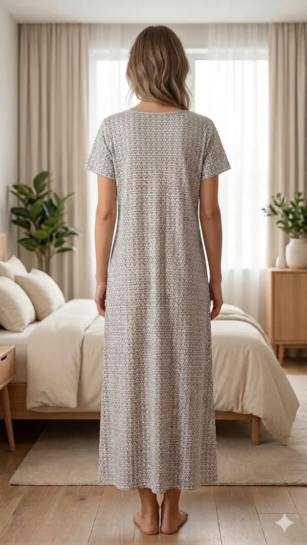 Evolove_X_Venus™_Premium_Viscose_Long_Nighty_for_Women_|_Ultra_Soft_Breathable_Sleepwear_|_Elegant_Printed_Full_Length_Night_Gown_with_Lace_V-Neck_|_Lightweight_Loungewear