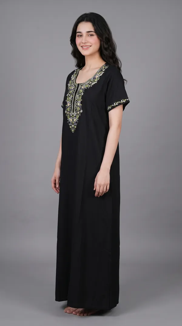 Evolove_Bizzy_Lizzy_Nighty_for_Women_|_Floral_Embroidered_Maxi_Nightgown_|_Full_Length_Sleepwear_with_Short_Sleeves_|_Super_Soft,_Super_Comfortable__Daily_Wear_&_Lounge_Wear