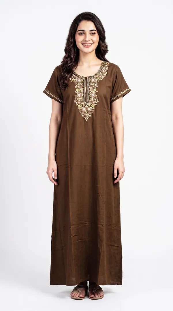 Evolove_Bizzy_Lizzy_Nighty_for_Women_|_Floral_Embroidered_Maxi_Nightgown_|_Full_Length_Sleepwear_with_Short_Sleeves_|_Super_Soft,_Super_Comfortable__Daily_Wear_&_Lounge_Wear