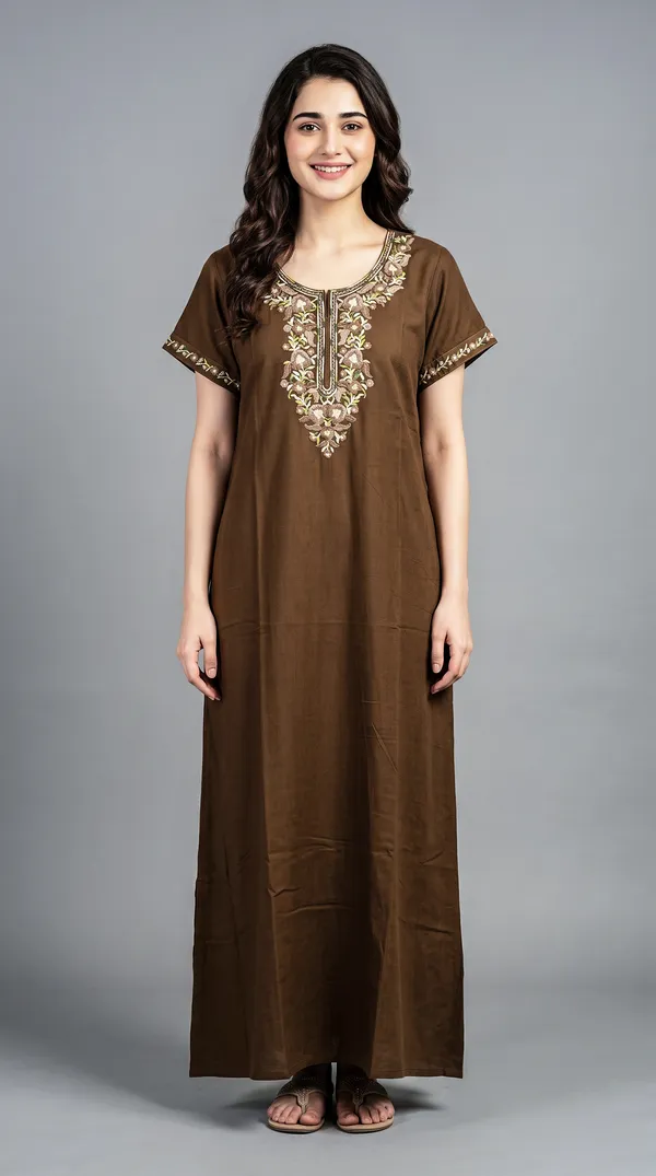 Evolove_Bizzy_Lizzy_Nighty_for_Women_|_Floral_Embroidered_Maxi_Nightgown_|_Full_Length_Sleepwear_with_Short_Sleeves_|_Super_Soft,_Super_Comfortable__Daily_Wear_&_Lounge_Wear