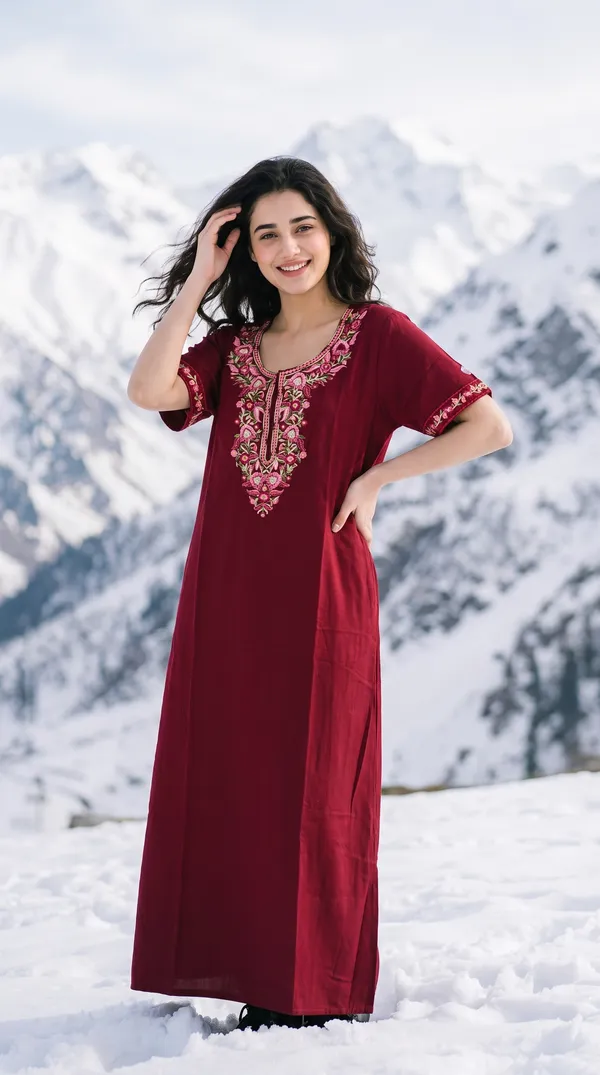 Evolove_Bizzy_Lizzy_Nighty_for_Women_|_Floral_Embroidered_Maxi_Nightgown_|_Full_Length_Sleepwear_with_Short_Sleeves_|_Super_Soft,_Super_Comfortable__Daily_Wear_&_Lounge_Wear