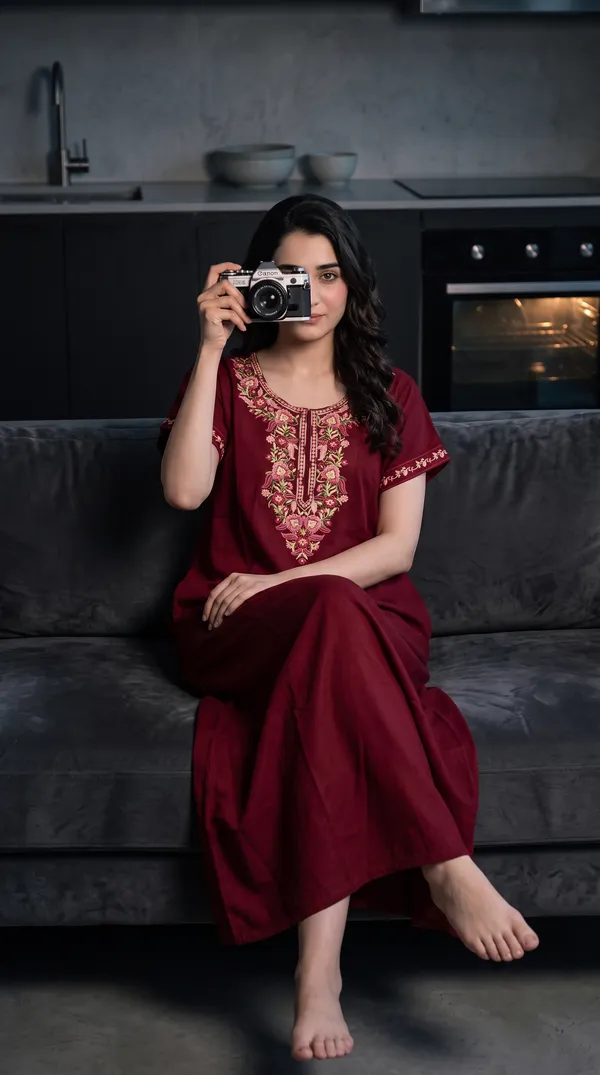 Evolove_Bizzy_Lizzy_Nighty_for_Women_|_Floral_Embroidered_Maxi_Nightgown_|_Full_Length_Sleepwear_with_Short_Sleeves_|_Super_Soft,_Super_Comfortable__Daily_Wear_&_Lounge_Wear