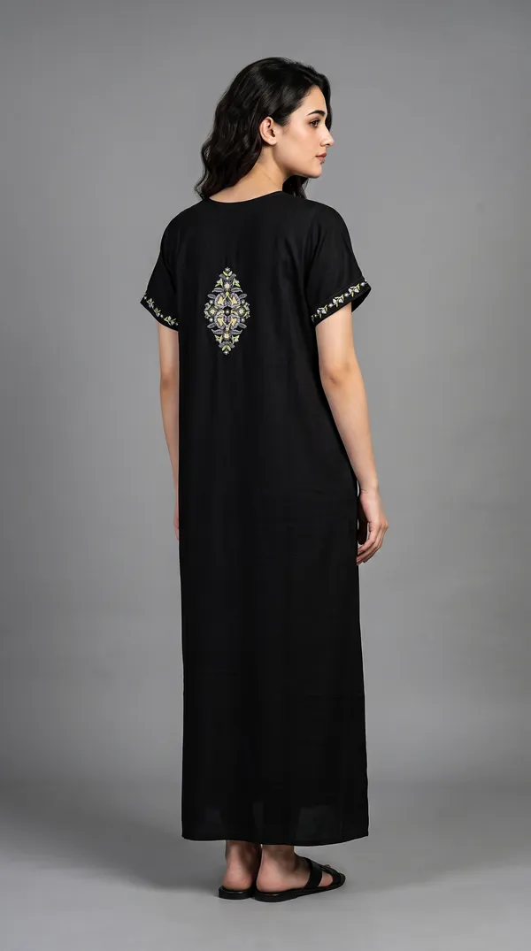 Evolove_Bizzy_Lizzy_Nighty_for_Women_|_Floral_Embroidered_Maxi_Nightgown_|_Full_Length_Sleepwear_with_Short_Sleeves_|_Super_Soft,_Super_Comfortable__Daily_Wear_&_Lounge_Wear