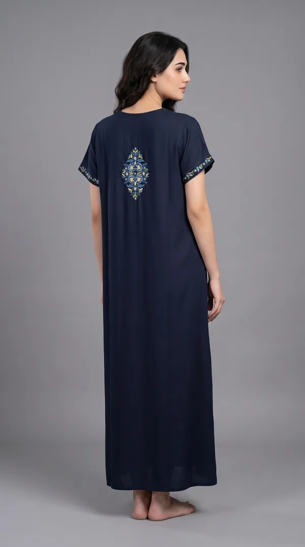 Evolove_Bizzy_Lizzy_Nighty_for_Women_|_Floral_Embroidered_Maxi_Nightgown_|_Full_Length_Sleepwear_with_Short_Sleeves_|_Super_Soft,_Super_Comfortable__Daily_Wear_&_Lounge_Wear