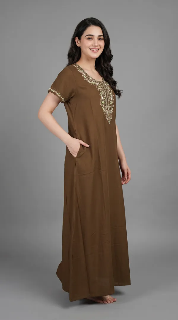 Evolove_Bizzy_Lizzy_Nighty_for_Women_|_Floral_Embroidered_Maxi_Nightgown_|_Full_Length_Sleepwear_with_Short_Sleeves_|_Super_Soft,_Super_Comfortable__Daily_Wear_&_Lounge_Wear