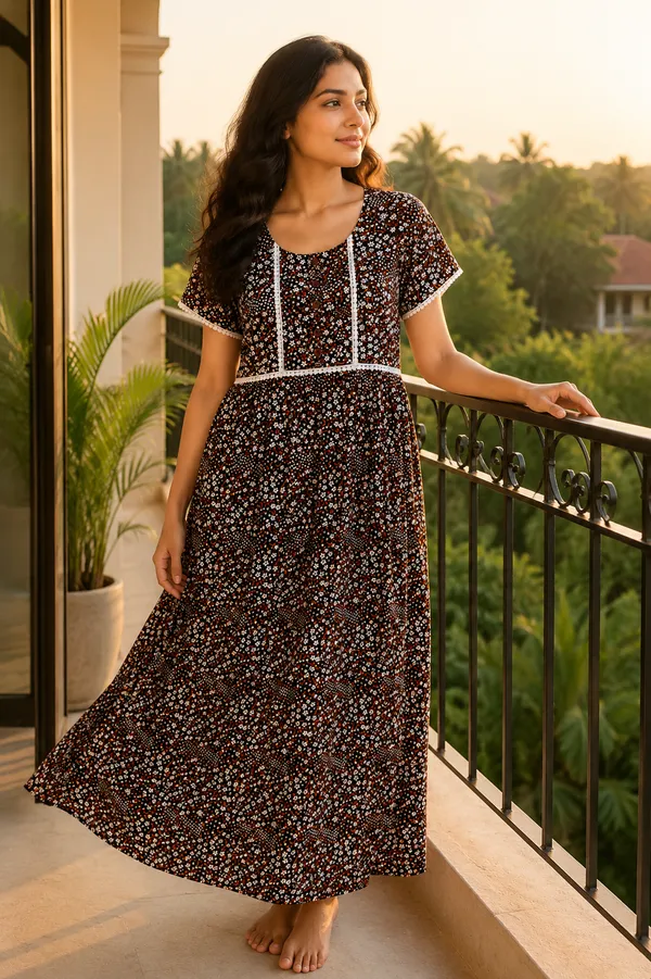 Evolove_Women's_Cotton_Button_Down_Long_Nighty_|_Soft_Breathable_Printed_Full_Length_Night_Gown_with_Lace_Yoke_&_Lace_Sleeves_|_Premium_Sleepwear_&_Home_Wear_