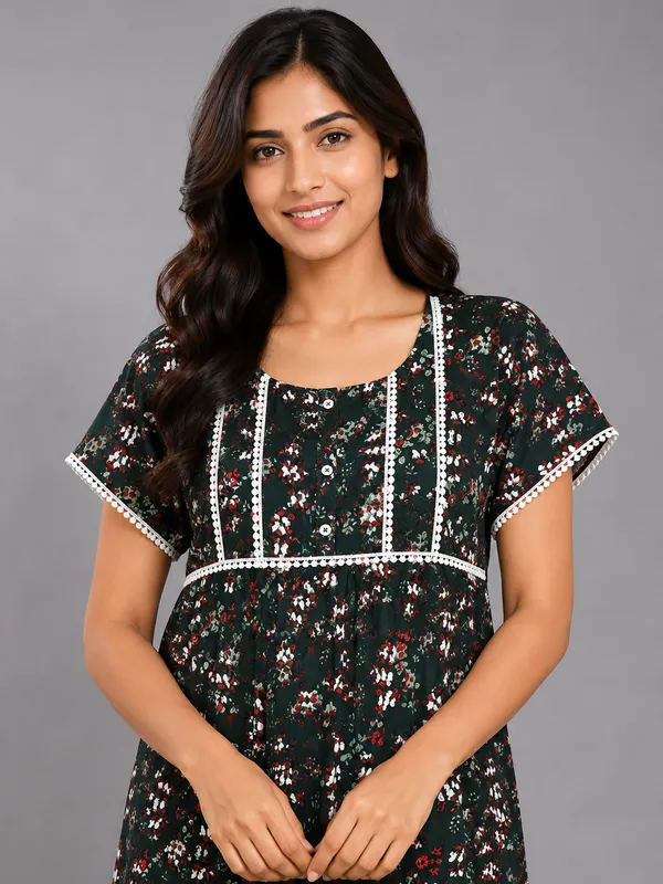 Evolove_Women's_Cotton_Button_Down_Long_Nighty_|_Soft_Breathable_Printed_Full_Length_Night_Gown_with_Lace_Yoke_&_Lace_Sleeves_|_Premium_Sleepwear_&_Home_Wear_