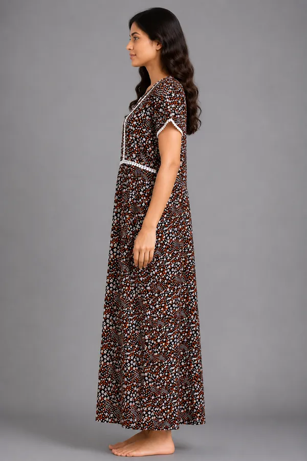 Evolove_Women's_Cotton_Button_Down_Long_Nighty_|_Soft_Breathable_Printed_Full_Length_Night_Gown_with_Lace_Yoke_&_Lace_Sleeves_|_Premium_Sleepwear_&_Home_Wear_