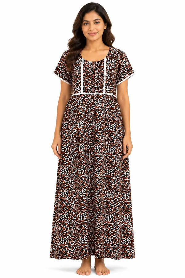 Evolove_Women's_Cotton_Button_Down_Long_Nighty_|_Soft_Breathable_Printed_Full_Length_Night_Gown_with_Lace_Yoke_&_Lace_Sleeves_|_Premium_Sleepwear_&_Home_Wear_