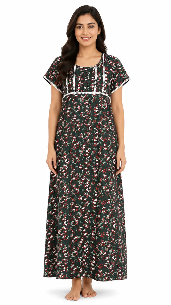 Evolove_Women's_Cotton_Button_Down_Long_Nighty_|_Soft_Breathable_Printed_Full_Length_Night_Gown_with_Lace_Yoke_&_Lace_Sleeves_|_Premium_Sleepwear_&_Home_Wear_