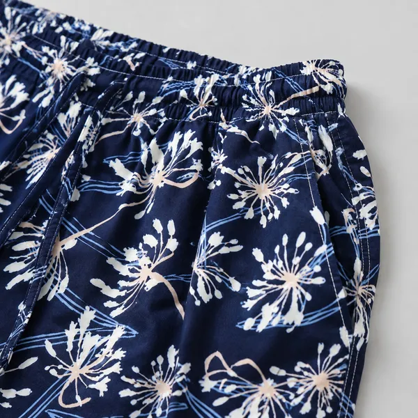 Evolove_Women's_Rayon_Printed_Pyjama_with_Pockets_|_Soft_&_Breathable_Lounge_Pants_|_Relaxed_Fit_Elastic_Waist_Nightwear_|_Floral_Dandelion_Print_Sleep_Wear_|_Navy_Blue