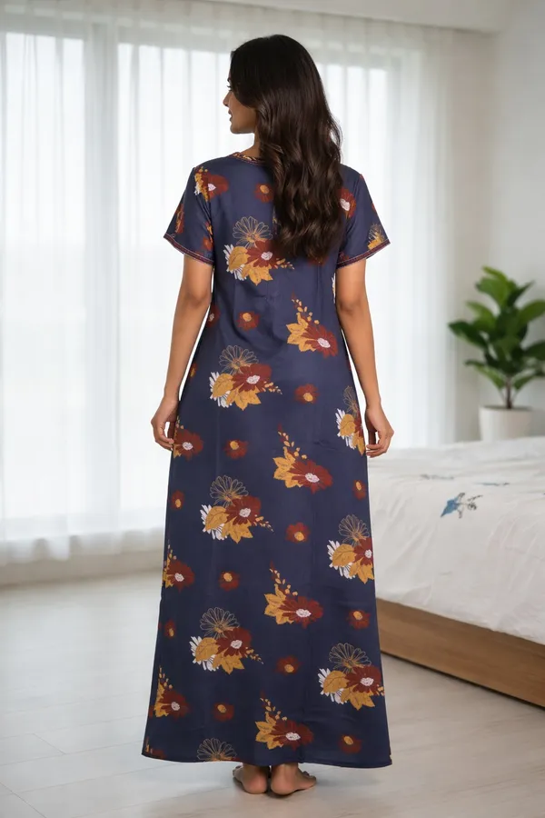 Evolove_Printed_Nighty_Maxi_for_Women_|_Alpine_Fabric_with_Side_Pocket_and_Neckline_Embroidery_|_Short_Sleeves_Full_Length_Night_Wear_Gown