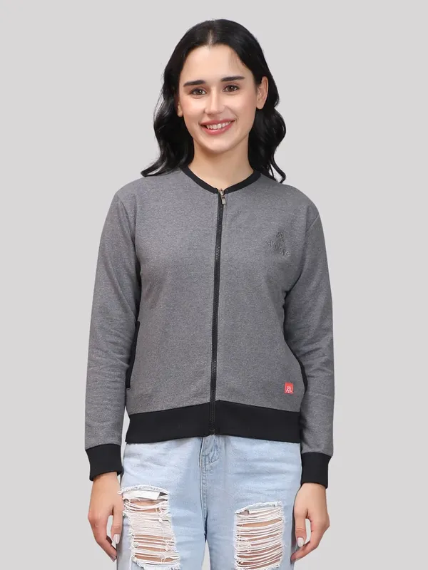 Evolove_Winter_Bomber_Jacket_For_Women_With_Side_Pockets_|_Cotton_Fleece_Fabric_Round_Neck_Outfit