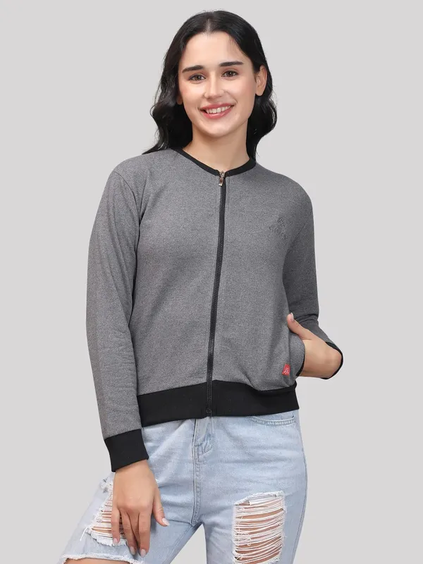 Evolove_Winter_Bomber_Jacket_For_Women_With_Side_Pockets_|_Cotton_Fleece_Fabric_Round_Neck_Outfit