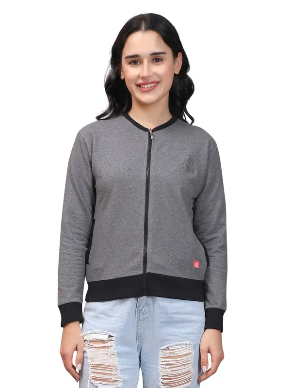 Evolove_Winter_Bomber_Jacket_For_Women_With_Side_Pockets_|_Cotton_Fleece_Fabric_Round_Neck_Outfit
