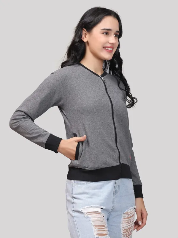 Evolove_Winter_Bomber_Jacket_For_Women_With_Side_Pockets_|_Cotton_Fleece_Fabric_Round_Neck_Outfit