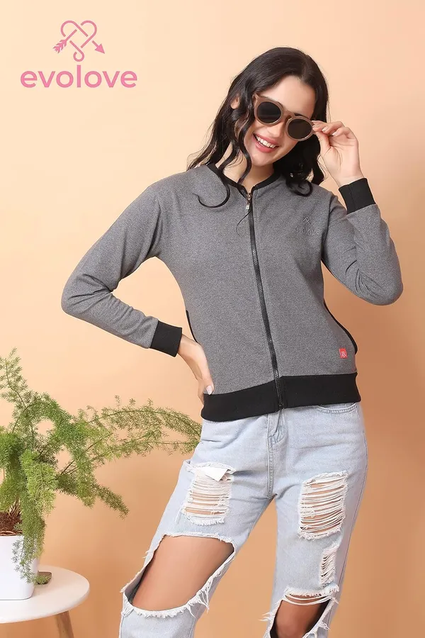 Evolove_Winter_Bomber_Jacket_For_Women_With_Side_Pockets_|_Cotton_Fleece_Fabric_Round_Neck_Outfit