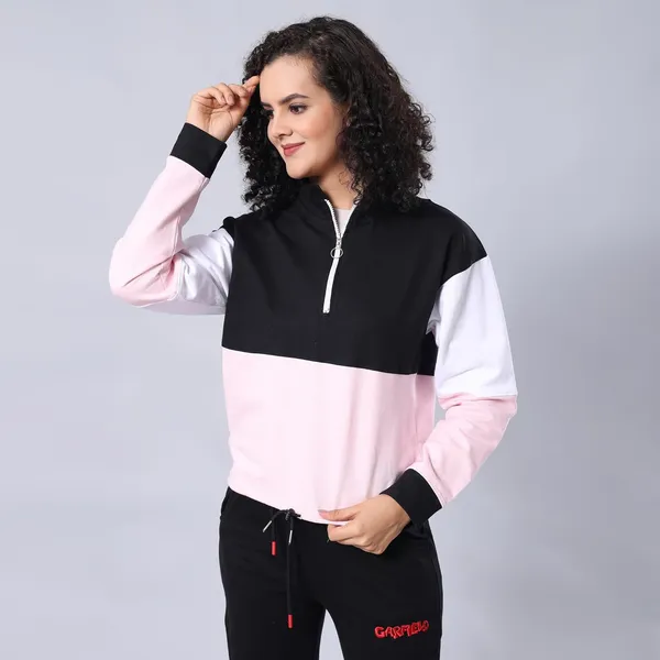 Evolove_Women'S_Cotton_Cute_High_Neck_T-Shirt_Winter_Sweatshirts_Casual_Drawstring_With_Pocket,_Super_Soft_Comfortable_(Pink,_Hdtkcbkw22-M5152-Xxl)