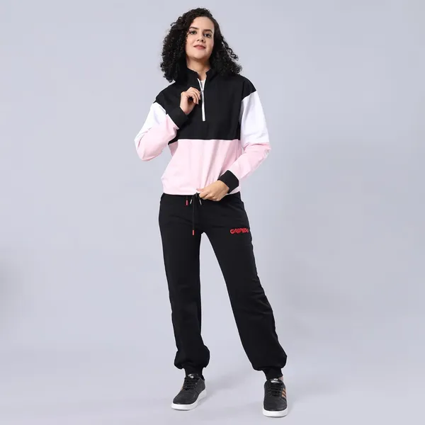 Evolove_Women'S_Cotton_Cute_High_Neck_T-Shirt_Winter_Sweatshirts_Casual_Drawstring_With_Pocket,_Super_Soft_Comfortable_(Pink,_Hdtkcbkw22-M5152-Xxl)