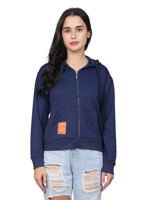 Evolove_Women'S_Cotton_Fleece_Round_Neck_Hooded_Winter_Wear_Long_Sleeves_Hoodie_With_Zipper_(Navy,_Hdtkpnyw22-M5149-Xxl)