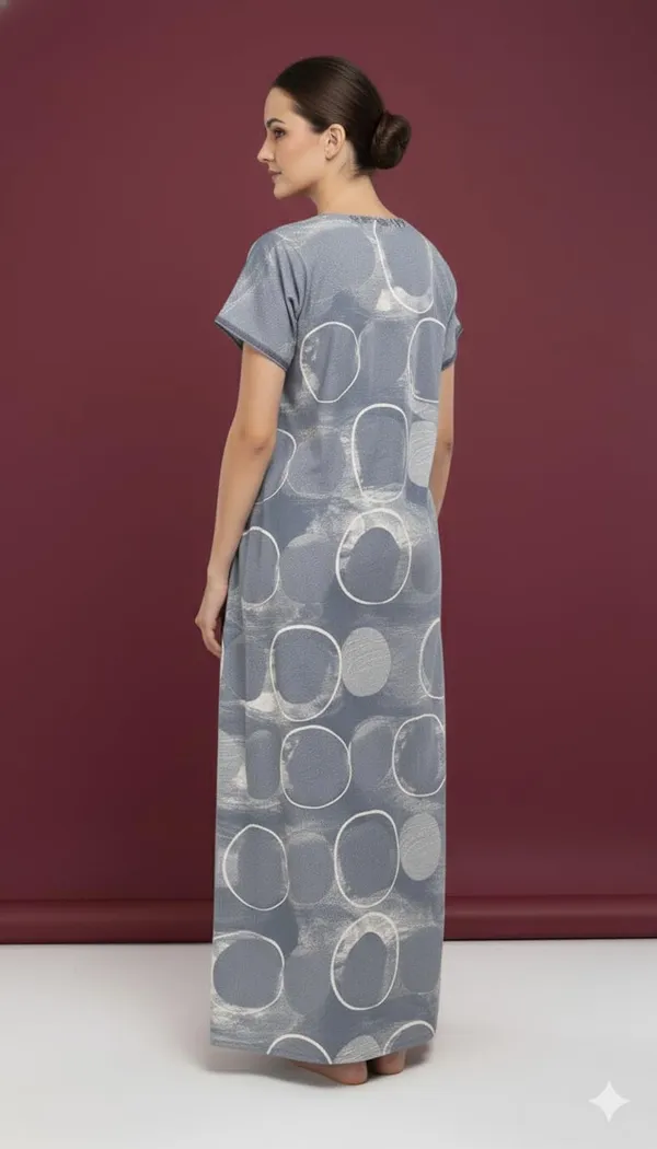 Evolove_Alpine_Fabric_Nighty_Maxi_for_Women_with_Side_Pocket_and_Neckline_Embroidery_|_Printed_Short_Sleeves_Full_Length_Night_Wear_Gown