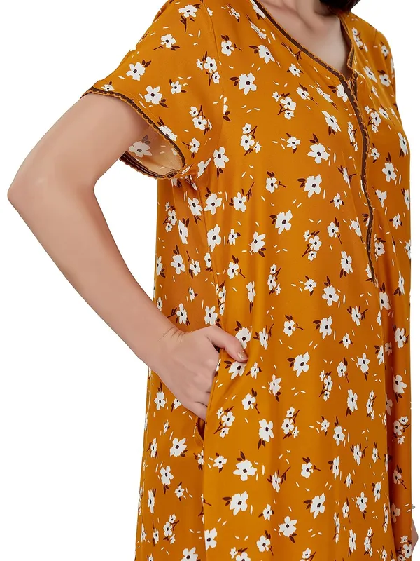 Evolove_Women's_Viscose_Liva_Long_Maxi_Night_Gown_Nighty_Dress_with_Pocket_&_Zipper,_Super_Soft_Comfortable_(LNGRY-Zipper)