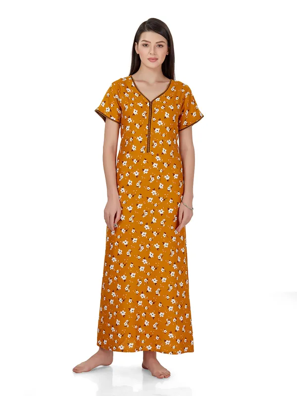 Evolove_Women's_Viscose_Liva_Long_Maxi_Night_Gown_Nighty_Dress_with_Pocket_&_Zipper,_Super_Soft_Comfortable_(LNGRY-Zipper)