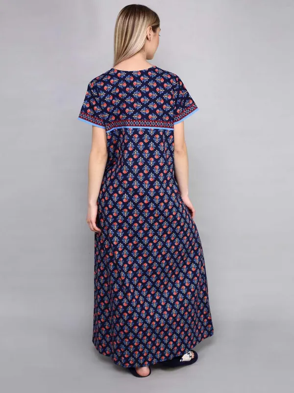 Evolove_Women's_Cotton_Long_Maxi_Night_Gown_Nighty_Dress_with_Pocket_&_Stylish_Button,_Super_Soft_Comfortable_(LNG-Button)