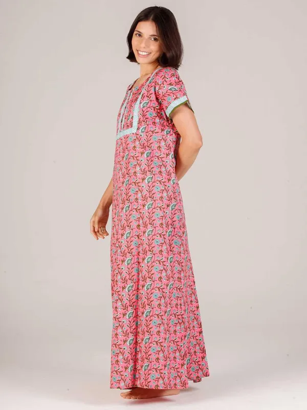 Evolove_Women's_Cotton_Long_Maxi_Night_Gown_Nighty_Dress_with_Pocket_&_Stylish_Button,_Super_Soft_Comfortable_(LNG-Button)