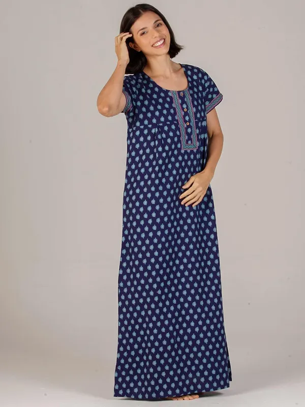 Evolove_Women's_Cotton_Long_Maxi_Night_Gown_Nighty_Dress_with_Pocket_&_Stylish_Button,_Super_Soft_Comfortable